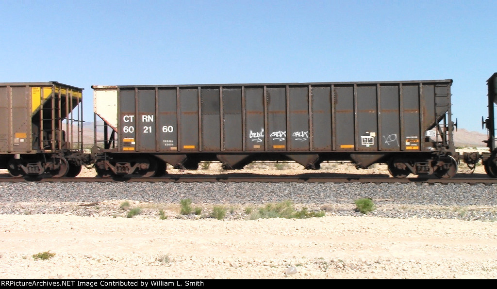 EB Unit Empty Hooper Car Frt at Erie NV -9